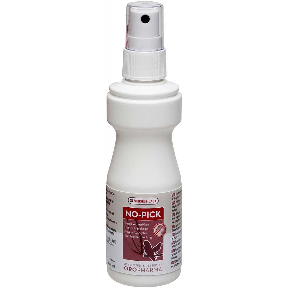 Spray No-Pick Versele-Laga Per Uccelli - Gusto Amaro Contro Beccata Piume, 100 Ml